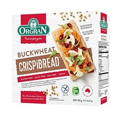 ORGRAN GLUTEN FREE BUCKWHEAT CRISPBREAD 125g