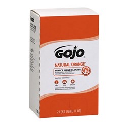 GOJO NATURAL ORANGE PUMICE HAND CLEANER 2000ml Refill for Gojo Pro TDX Dispenser CTN4