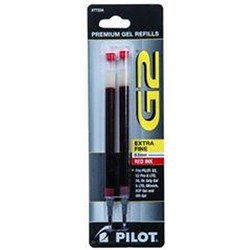 % PILOT G2 REFILL 0.5mm X-FINE RED *** CLEARANCE ***