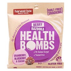 Harvest Box Health Bombs Berry Bazooka 40g Pack of 10