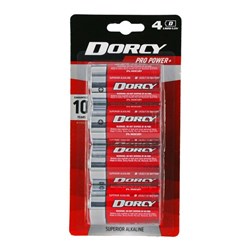 # Dorcy Alkaline D Battery Pack of 4 ***  clearance  ***