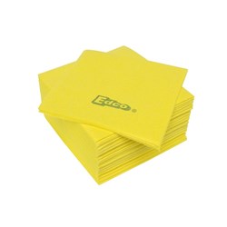 Edco Merritex Heavy Duty Viscose Cloth 400x400mm Yellow Pack of 20