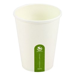 Envirochoice Paper Cup White Biodegradable & Compostable 355ml 12oz Pack of 50