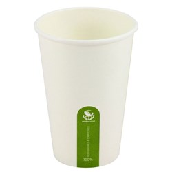 Envirochoice Paper Cup White Biodegradable & Compostable 460ml 16oz Pack of 50