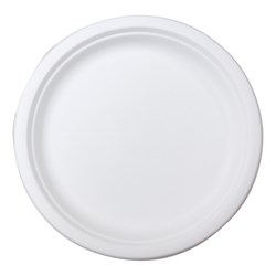 Envirochoice Natural Fibre Disposable Round Plate 225mm Pack of 25