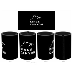 7.5mm Sublimated Cooler Black Kings Canyon Logo *** Air Freight ***
