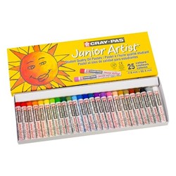 CRAYONS SAKURA CRAYPAS OIL JUNIOR 25'S ASSORTED
