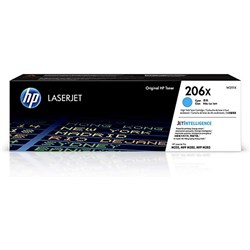 HP 206X CYAN TONER HIGH YIELD 2.45K Pages