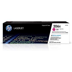 HP 206X MAGENTA TONER HIGH YIELD 2.45K Pages