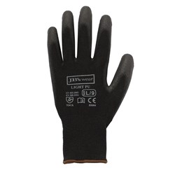 % JB's BLACK LIGHT PU GLOVE LGE 09***CLEARANCE***