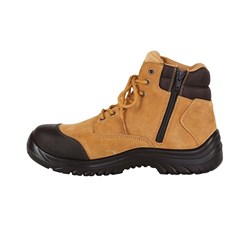 % JB'S STEELER ZIP SAFETY BOOT WHEAT SIZE 9 *** CLEARANCE ***