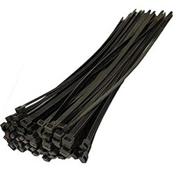 Cable Ties 150mm x 3.6mm Black Pack of 100