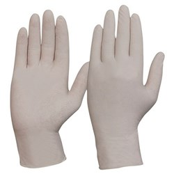 DISPOSABLE GLOVE NATURAL LATEX Lightly Powdered Pack of 100 Large