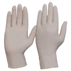 DISPOSABLE GLOVE NATURAL LATEX Powder Free Pack of 100 Medium