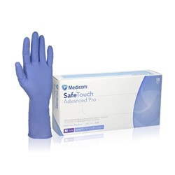 DISPOSABLE GLOVE VIOLET Nitrile Powder Free Long Cuff Pack of 100 Small