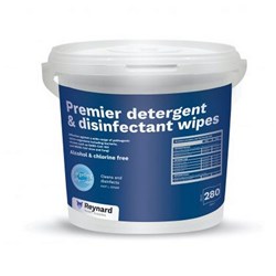 Reynard Premier Detergent & Disinfectant Surface Wipes 28cm x 25cm Pack of 280 CTN2