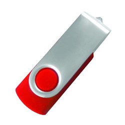 FLASH DRIVE SWIVEL RED 8GB