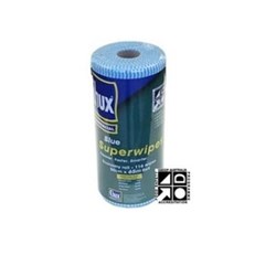 CHUX REGULAR SUPERWIPES 65MTR ROLL PERFORATED EVERY 30CM BLUE