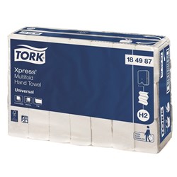 TORK XPRESS SLIMLINE MULTIFOLD HAND TOWEL H2 UNIVERSAL 240x210MM 230SHT CTN21