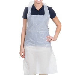 DISPOSABLE APRONS WHITE Pack of 100