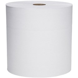 SCOTT 1005 HARD ROLL HAND Towel White 1 Ply 20cm x 304m Carton of 6