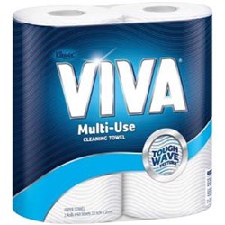 VIVA 44301 KITCHEN TOWEL 1 PLY 60 SHEET TWIN PACK