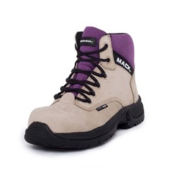 MACK BOOT AXEL BOOT SAFETY COMPOSITE EH LADIES Fawn/Purple USA 6.5