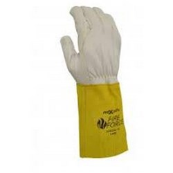 % MAXISAFE FIREFORCE WELDERS GLOVES EXTENDED CUFF COW GRAIN LEATHER SIZE 10L** CLEARANCE *