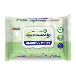 GERMISEPT MUTLI-PURPOSE 75% Alcohol Wipes Pack of 50