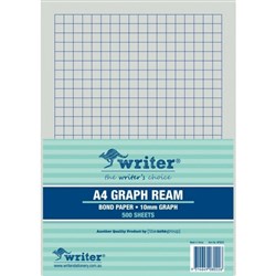 WRITER A4 EXAM PAPER 10MM GRAPH PORTRAIT PK500