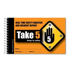 Take 5 Safety Analysis & Incident Report Pocket Book