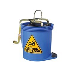 Oates Contractor Wringer Mop Bucket 15L Blue