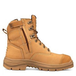 OLIVER 55-332Z ZIP SIDE MID CUT BOOT BUMP CAP WHEAT SIZE 7