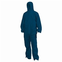 PRO CHOICE SMS DISPOSABLE COVERALLS BLUE SIZE 2XL