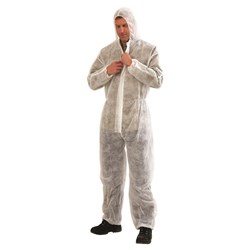 PROCHOICE DISPOSABLE COVERALLS WHITE 3XL