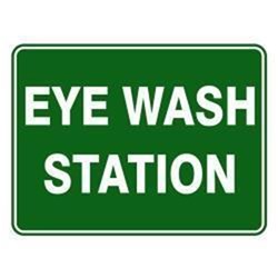 SIGN - EYE WASH STATION - 300x225mm METAL