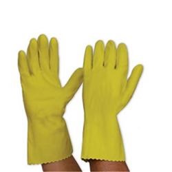 PROCHOICE YELLOW SILVER LINED GLOVE SMALL