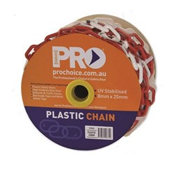 PROCHOICE SAFETY CHAIN RED/WHITE