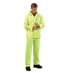 PROCHOICE HI VIS RAIN SUIT YELLOW JACKET & PANT SET 2XL