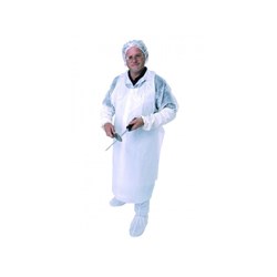 Disposable Plastic Apron White Pack of 50