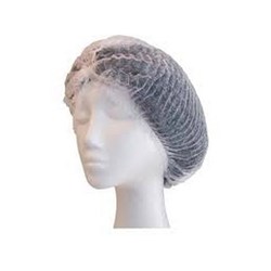 Disposable Hairnet PP Crimped Beret 21 Inch White Carton of 1000