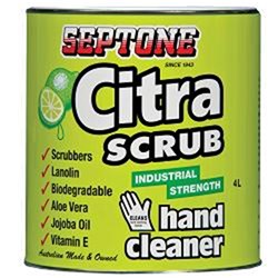 SEPTONE CITRA SCRUB CITRUS BASED HAND CLEANER 4L