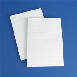 Office Pad A5 Plain Pages 100 Leaf   *** Please Note - No Ruled Lines ***