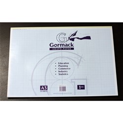 GORMACK GRAPH PAD A3 1MM 50 SHEETS