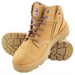 STEEL BLUE PARKES ZIP SAFETY BOOT WHEAT TPU SIZE 7