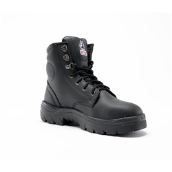 % STEEL BLUE ARGYLE LADIES SAFETY BOOT BLACK TPU SIZE 8 *** CLEARANCE ***