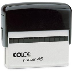 Custom Colop P45 Self Inking Stamp 82x25mm Print Size