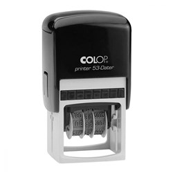 CUSTOM COLOP P53 DATER STAMP 45X30MM PRINT SIZE