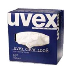 UVEX 1008 CLEAR LENS CLEANING TISSUES PK450