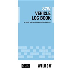 WILDON 87W VEHICLE LOG BOOK